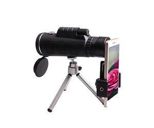 CASNO Loupes, 40 x 60 jumelles simples haute puissance faible lumière nuit Regard boussole téléphone portable télescope caméra télescope pour regarder