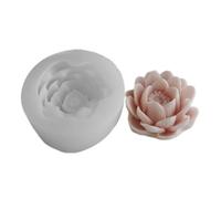 CASNO Moule en silicone, moule unique en silicone pour aromathérapie, moule en forme de fleur de lotus, moule à bougie, moule pour travaux manuels, moules adaptés pour la fabrication de bougies