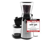 Caso Barista, Design Moulin à café électrique, mouture réglable à 15 Niveaux Flavour, Broyeur Conique en Acier Inoxydable Solide, aromaschonend, pour Un & Café Expresso Parfait