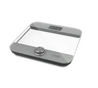 CASO Body Energy Ecostyle Pèse-personne design Vainqueur du test pour la maison et le jardin, utilisation sans piles, avec surface entièrement en verre de qualité supérieure, jusqu'à 180 kg par