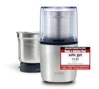 Caso moulin à café électrique Coffee & Kitchen Flavour en inox 200 W, récipient inox, argent