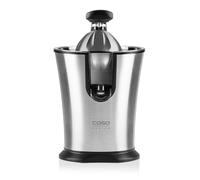 Caso CP 300 Presse-agrumes design, presse-agrumes électrique et puissant pour tous les agrumes courants, 160 watts, stop-goutte, passoire en acier inoxydable, bras presseur à levier