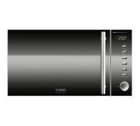 CASO Micro-ondes MG20 Ceramic Menu 2 en 1 (micro-ondes + gril) – 20 L, 800 W, inox noir, minuteur