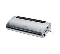 CASO VC100 Machine à emballer sous vide - Appareil de mise sous vide, les aliments restent frais jusqu'à 8 fois plus longtemps, soudure solide de 30cm de long, inclut 10 sacs sous vide professionnels