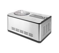 CASO Ice Creamer - sorbetière & yaourtière 2 en 1 avec technique à compresseur, pas de pré-réfrigération nécessaire, produit jusqu'à 2 litres de crème glacée, sorbet ou yaourt, 4 programmes