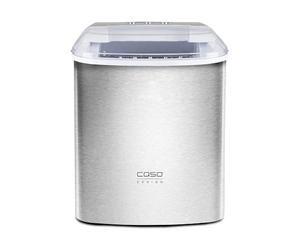 Caso IceChef Pro Machine à glaçons design pour une préparation rapide de glaçons en 44360 min, produit environ 500 g de glaçons par heure, boîtier en acier inoxydable de haute qualité, pelle à glace