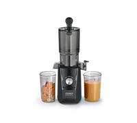 CASO Juice Fit - Presse-agrumes lent, jus doux et doux grâce à la faible vitesse (40 tr/min), Fill 'n Juice, grande ouverture de remplissage de 105 mm de diamètre, les nutriments et les vitamines