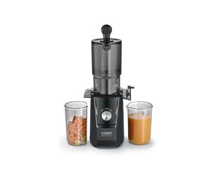 CASO Juice Fit - Presse-agrumes lent, jus doux et doux grâce à la faible vitesse (40 tr/min), Fill 'n Juice, grande ouverture de remplissage de 105 mm de diamètre, les nutriments et les vitamines