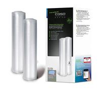 CASO Lot de 2 rouleaux de film de mise sous vide professionnel 6 étoiles 30 x 600 cm pour toutes les machines à emballer sous vide, solides et indéchirables, environ 150 microns, sacs sous vide, sans