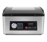 Caso machine sous vide vacuchef 70 machine à vide en acier inoxydable avec pompe à vide puissante 70 l/min, double soudure à souder, temps de vide et G