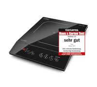 CASO Maitre 2400 Plaque de cuisson à induction mobile, SmartControl sur 12 niveaux, 60-240°C, minuterie jusqu'à 180 min, casseroles jusqu'à 26cm, 2400 Watt, vitrocéramique
