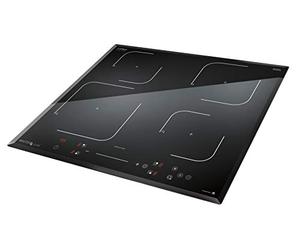 Caso Master E4 Slide, encastrable pour plaque à induction, 4 zones de cuisson, régulation de la fonction Fader (Slider), 15 niveaux de puissance sur Touch pour une très fine réglage de la température