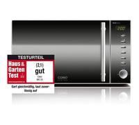 Caso Micro-ondes Grill MG20 800W 20L Acier Inoxydable 14 programmes de cuisson