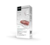 CASO Rouleaux de film professionnel 30x600 cm/2 rouleaux, pour toutes les machines sous vide, 150µm, résistant à l'ébullition, sous vide, réutilisable, autocollant Food Manager inclus, transparent