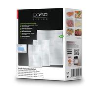 CASO Profi- Folienbeutel Set 5 / 40 St. 16x23 cm, 40 St. 20x30 cm, 20 St. 30x40 cm 150µm, für Vakuumierer / Folienschweißgeräte, BPA-frei, sehr stark, reißfest, kochfest, 1233