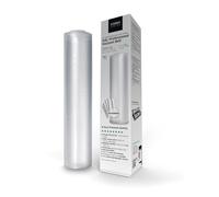 CASO Sac sous vide alimentaire professionnel 40x1000 cm, pour toutes les machines sous vide, 150µm, résistant à l'ébullition, sous vide, réutilisable, autocollant Food Manager inclus, transparent