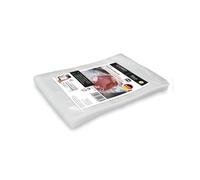 CASO Sachets à bords scellés 15 x 20 cm, 90 mμ, 100 pièces, pour les machines à vide à chambre, surface lisse, soudure stable, sans BPA, Sous Vide, Made in Germany