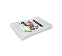 CASO Sachets à bords scellés 20 x 30 cm, 90 mμ, 100 pièces, exclusivement pour les appareils à cloche, surface lisse, soudure stable, sans BPA, Sous Vide, Made in Germany