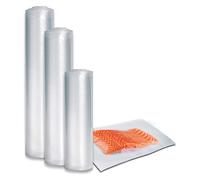 CASO Set de Film sous Vide Professionnel 2/Sachet de Film, 150 µm, pour Scelleuse sous Vide, sans BPA, Très Résistant, Résistant à la Déchirure et à l'Ébullition, 1236