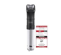 CASO SV 1200 PRO SMART - Cuiseur sous vide - Réglage précis de la température jusqu'à 90 °C par incréments de 0,5 °C - Entièrement étanche - Stick sous vide contrôlable avec l'application Caso Control