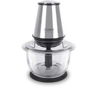 Caso Uz 400 ¿ Hachoir Universel 4 Couteaux De Qualité Supérieure En Acier Inoxydable, Récipient En Verre Robuste De 1,2 Litre Idéal Comme Hachoir Pour Fruits, Légumes, Poissons, Viande, Noix