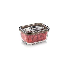 Caso VacuBoxx Eco M Récipient sous vide de 800 ml et Vacu OneTouch | Passe au lave-vaisselle, sans BPA, récipient en verre
