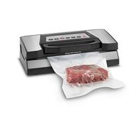 CASO VRH 690 advanced Machine à souder sous vide professionnelle avec 2 rouleaux de film, force d'aspiration réglable et temps de soudure, fonction marinade