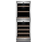 Caso WineChef PRO 126-2D avec application pour réfrigérateur à vin 126 cordes en acier inoxydable 126 litres