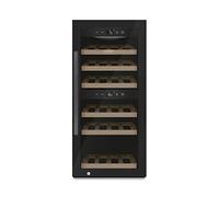 Caso WineExclusive 24 Smart - Cave à vin Design pour jusqu'à 24 Bouteilles - Deux Zones de température séparées réglables de 5 à 20 °C pour vin Rouge et Blanc - Éclairage LED - avec Module Wi-FI et