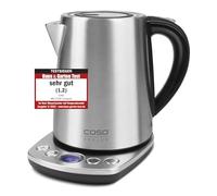 CASO WK 2100 compact-Design Bouilloire électrique, 2200 watts, Taille compacte avec une capacité de 1,2 litre, 10 °C-pas de 10-100 °C, Filtre anti-calcaire amovible pour le nettoyage