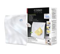 Caso Zip Lot de 20 sacs pour Caso Appareils Avec Adaptateur vakkum spéciaux, lavable, compatible micro-ondes et sous vide, 27 x 35 cm