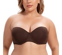 CASOLACE Soutien-Gorge Bandeau sans Bretelles à Armatures pour Femme Exprimé 105E