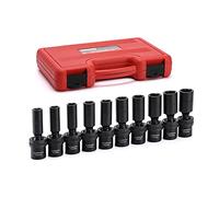 CASOMAN Lot de 10 douilles à choc universelles 12,7 mm, 10-19 mm
