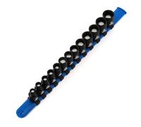 CASOMAN Lot de 13 douilles magnétiques 3/8", peu profondes, 6 points, métriques, 7 mm à 19 mm, CR-MO