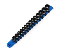 CASOMAN Lot de 14 douilles à choc magnétiques 1/4", peu profondes, 6 points, métriques, 4 mm à 15 mm, acier CR-MO