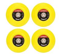 CASOMAN Lot de 4 disques de polissage flexibles à double action de 7,6 cm avec 24 fils de 75 mm