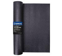 CASOMAN Revêtement Professionnel pour boîte à Outils et tiroir, Noir, antidérapant, réglable, épais, 40,6 cm de Large x 1,8 m de Long