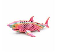 CASOME Figurine De Requin Articulée Imprimée en 3D, Modèle d'animal Marin Articulable, Décoration Marine Flexible Et Modulable, Objet De Collection Mobile pour Bureau(Multi-Colored)