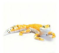 CASOME Figurine Gecko Léopard Imprimée en 3D, Sculpture Déplaçable Réaliste, Modèle Articulé pour Décoration d'Intérieur, Cadeau pour Amoureux des Reptiles(A)