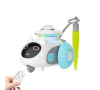 CASOME Jouet interactif télécommandé pour Chiens et Chats - Souris Intelligente avec système d'évitement d'obstacles, Durable, Amusante et captivante pour Les Animaux de Compagnie(Pink)