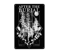 CASOWAT Plaque en métal « After the Singer Burial Band » - Décoration murale pour salon, salle de bain, cuisine - 20,3 x 30,5 cm