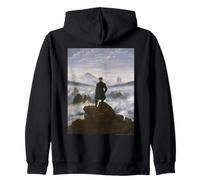 Caspar David Friedrich Wanderer Above The Sea of Fog Sweat à Capuche
