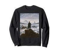 Caspar David Friedrich Wanderer Above The Sea of Fog Sweatshirt