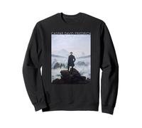 Caspar David Friedrich Wanderer au-Dessus de la mer de Brouillard Sweatshirt