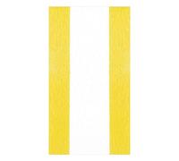 Caspari Bandol Stripe Paper Guest Towel Napkins in Yellow - 15 Per Package