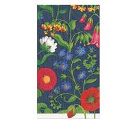 Caspari Cloisters Garden Guest Towel Napkins in Navy - 15 Per Package