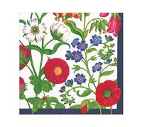Caspari Cloisters Garden Luncheon Napkins in White - 20 Per Package