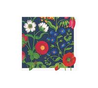 Caspari Cloisters Garden Paper Cocktail Napkins in Navy - 20 Per Package