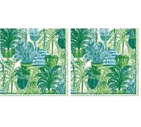 Caspari Garden Arbors Luncheon Napkins - 20 Per Package (Lot de 2)