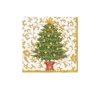 Caspari Gilded Tree Cocktail Napkins - 20 Per Package